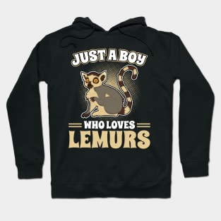 Just a Boy who loves Lemurs Hoodie